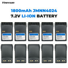 10PZ Batteria JMNN4023 JMNN4024 MOTOROLA GP328+ GP338+ GP388 GP638+ GP644 GP688