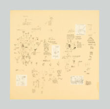 Gianfranco BARUCHELLO - "Senza titolo", 1971 - Serigrafia e calco, 70 x 70 cm