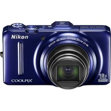 Nikon Coolpix S9300 16,0 megapixel fotocamera digitale 18x zoom ottico 3 dimensioni schermo blu