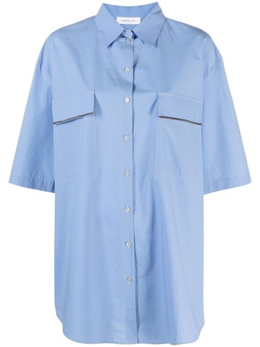 Camicia fabiana filippi blu - camicia,
