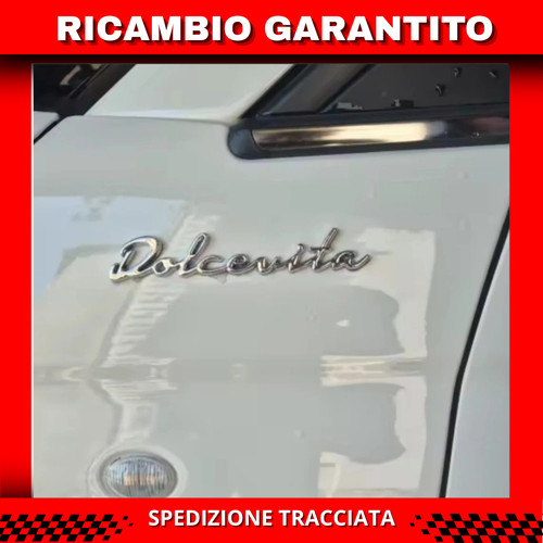Fiat 500 scritta dolcevita - fiat,