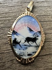 Ciondolo Arne Nordli argento 925 e smalto Norvegia norvegese vintage estate 33