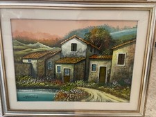 Quadro Angelo Manini tecnica