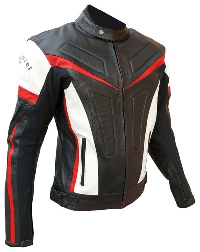 Giacca moto pelle vintage - giacca, in