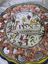 Piatto ceramica maiolica