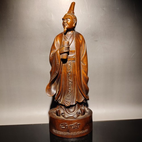 Chinese boxwood carving - carving, wood