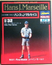 Kit plastica pilota caccia Hasegawa Hans J. Marsiglia scala 1/32 WW2 Luftwaffe
