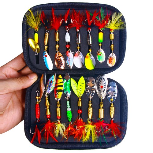 Lotto pezzi esche pesca - 16,