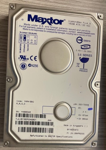Hard disk maxtor - 160gb, pata