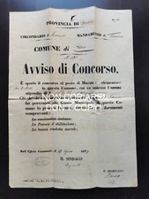 AVVISO DI CONCORSO 1879 Comune