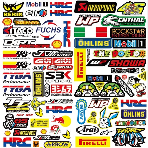 Tipi sticker moto adesivi - di,