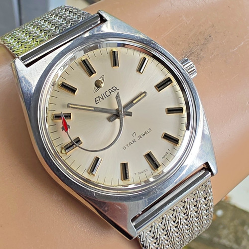 Orologio vintage enicar - vintage,