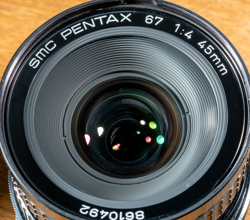 Smc pentax 45mm 4 - 67, f/4