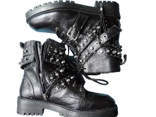 Stivaletti biker neri - , grossi