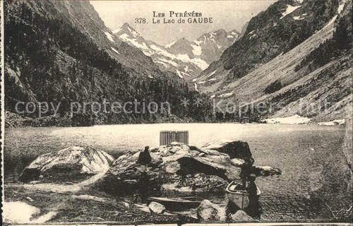 Lac gaube bords - bords, du