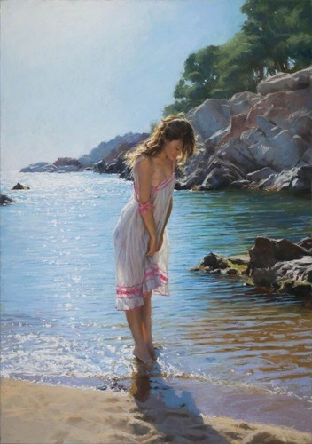 Dipinto olio mano - ad, a
