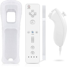 Nintendo Wii / U ORIGINALE 2 in 1 telecomando movimento più controller interno Nunchuk