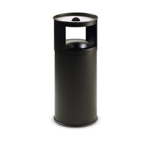 PATTUMIERA GETTACARTE POSACENERE AUTOESTINGUENTE NERO H.80 AGA2264  9 2022