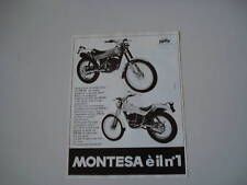 advertising Pubblicità 1980 MOTO MONTESA COTA 349/123