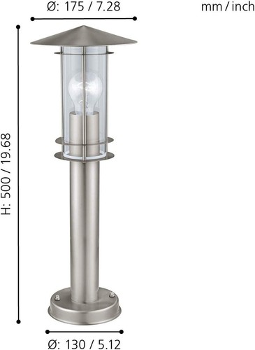 Eglo lisio lampada esterno - lisio,
