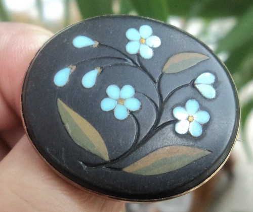 Oro spilla pietra dura - oro,