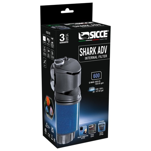Sicce shark adv 600 filtro - shark,