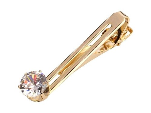 Tiepin over tie - pin, giallo