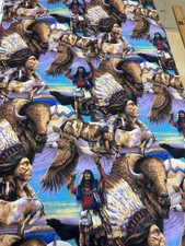 Tessuto tribù aquila bufalo