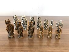 set di 13 pedine di scacchi cinesi in plastica