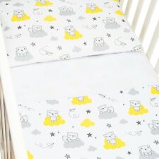 Completo Lenzuola 3 Pezzi Lettino 70X140 Cotone 100% Vari Disegni