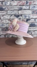 Cappello donna Cappelli Condici rosa tesa larga occasione matrimonio