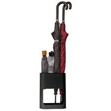 Portaombrelli Nero Design Minimalista Dimensioni 21 x 28 x 9 cm Stabile con