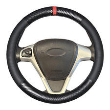 15 "volante de cuero genuino