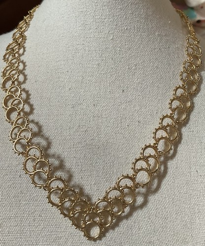 Collana tono oro collo - collana,