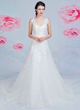 Abito da sposa HBH in crêpe e