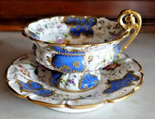 ANTICA TAZZA DA CIOCCOLATO 1840  CA XIX SECOLO  ORO IN RILIEVO JACOB PETIT?