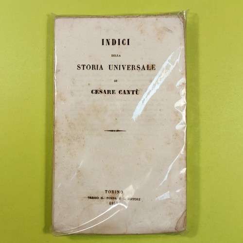 Indici storia universale - indici,