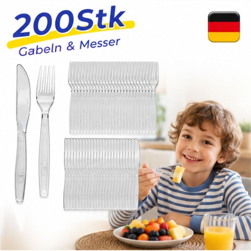 Set posate riutilizzabili 200