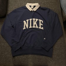 Nike Rugby Polo Shirt Uomo Blu