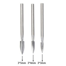 Set punte trapano in metallo duro per intaglio legno incisione per lavorazione l