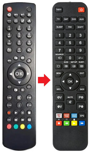 Telecomando adatto per - , akios