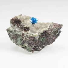 Cavansite sur stilbite -
