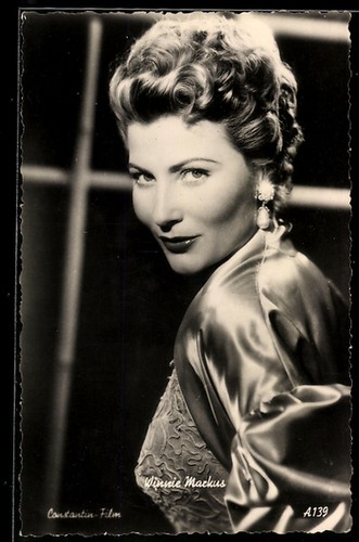 Cartolina attrice winnie - cartolina,