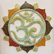 Quadro loto con Om bambule