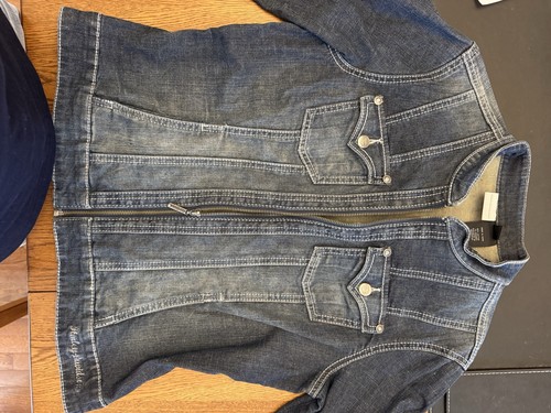 Giacca denim grande
