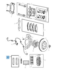 Pastiglia freno disco