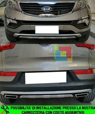 0150 KIA SPORTAGE 2010-2015 SPOILER SOTTO PARAURTI ANTERIORE + POSTERIORE ABS