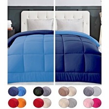 Trapunta Piumone Matrimoniale Piazza e Mezza Singola Invernale Calda Tinta Unita