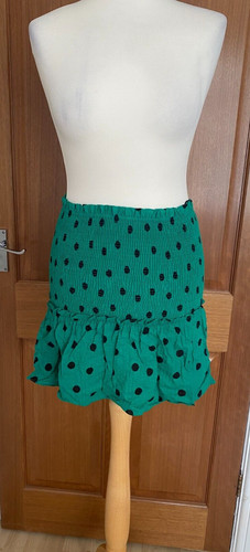 Zara verde pois mini gonna - zara,