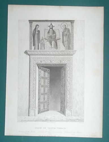 Stampa architettura 1850 - 1850,